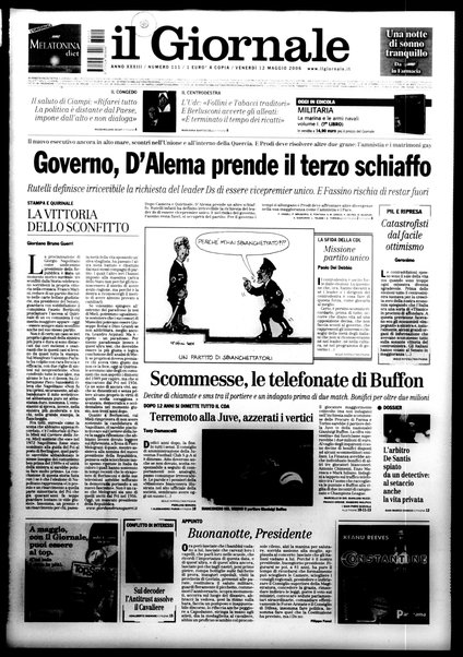 Il giornale : quotidiano del mattino